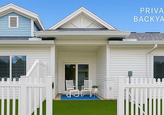 Enjoy your own Private Backyard at Viva at Palm Coast in Palm Coast, Florida.