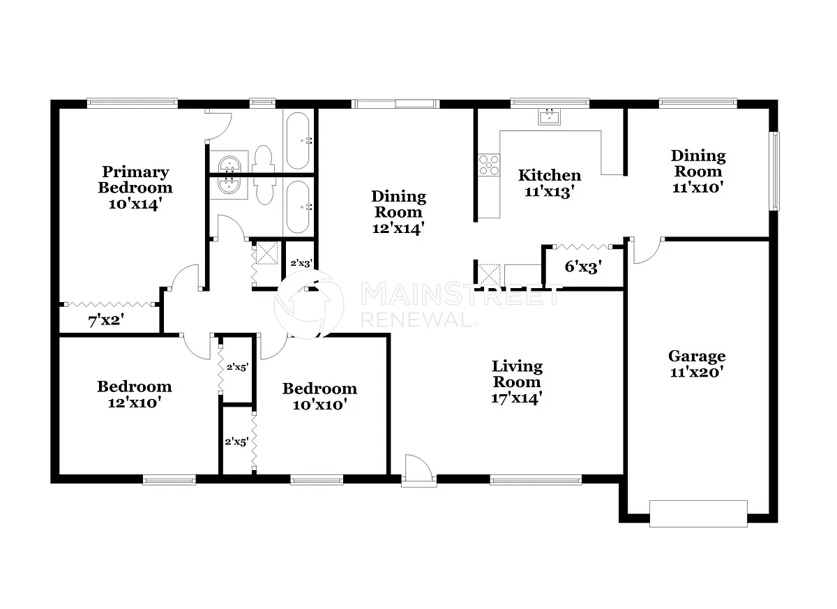 Floor Plan - 829 Tampa Ave