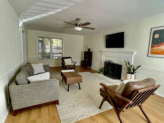 Living room with lots of natural light