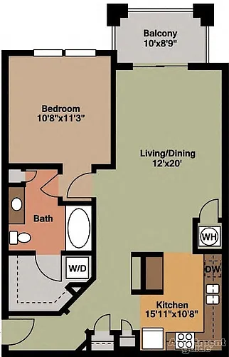 Floor plan The Rutherford - Renovated