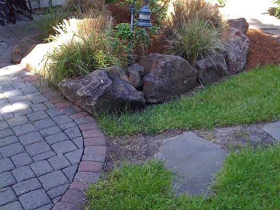 Brick patio
