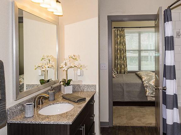 bedroom with bathroom