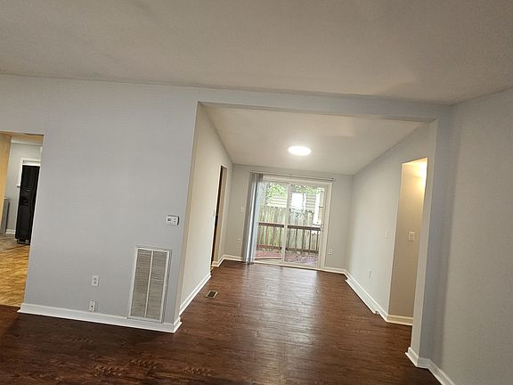 Living room that is open to dining room