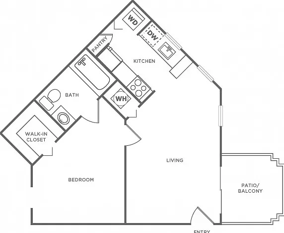 Azalea (590 SF) Azalea (590 SF)