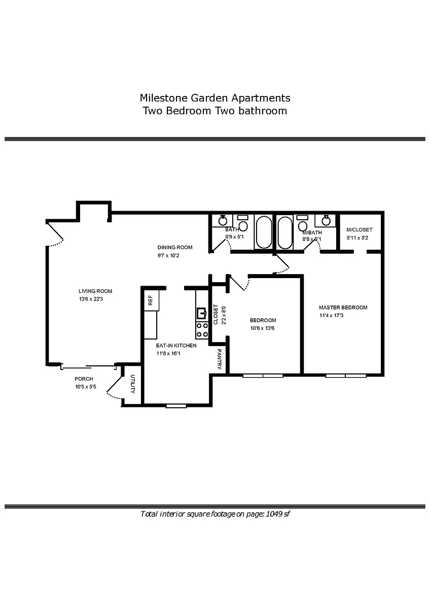 Floor plan Jones Point
