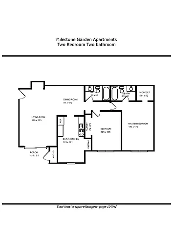 Floor plan Jones Point