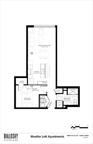 Floor plan Suites 111-211