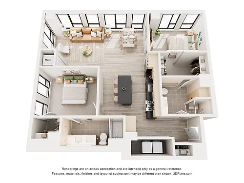 Floor plan Carlson Type A