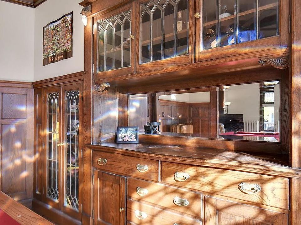 Original dining room built-ins.