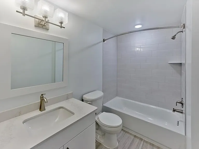 Bathroom with upgraded finishes