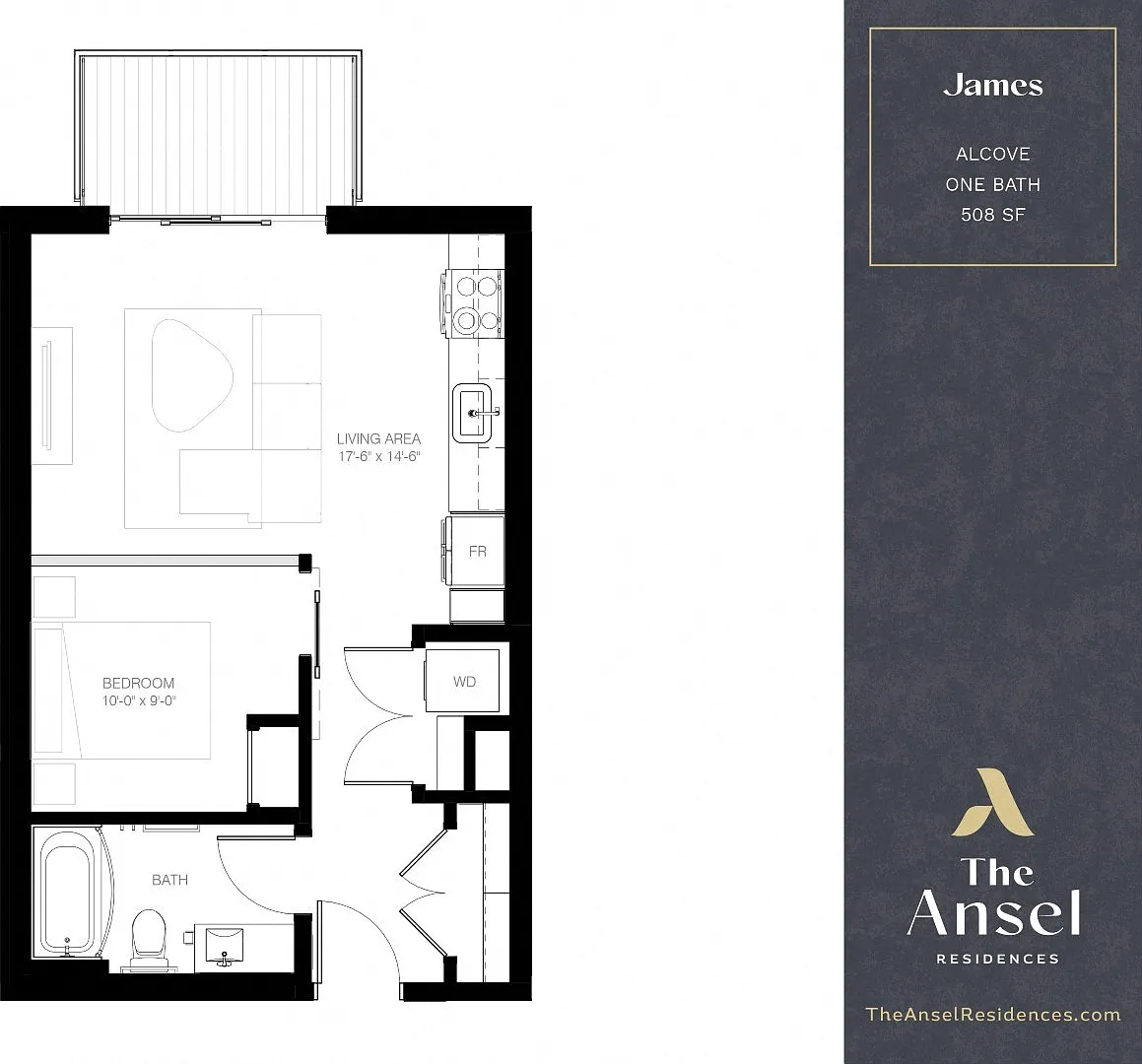 Floor plan James | Alcove