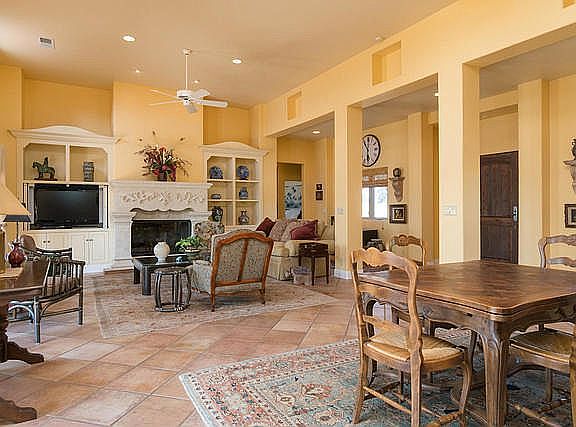 Formal dining area...