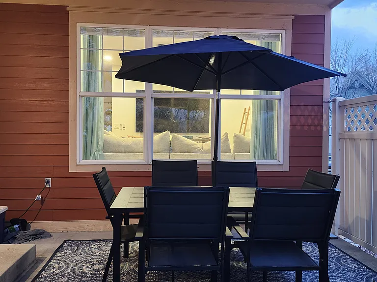 Backyard patio