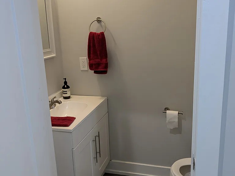 Downstairs half bathroom