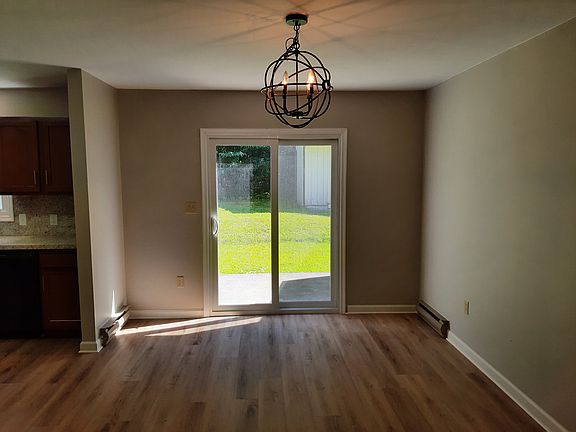 Dining Room with patio door