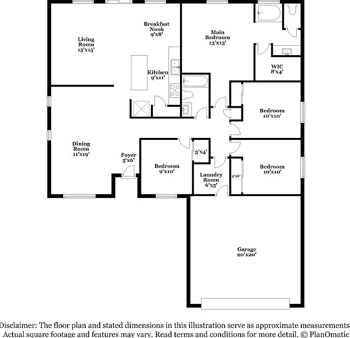 4 bed, 2.0 bath, 1594 sqft, $2,215 — Photo 2