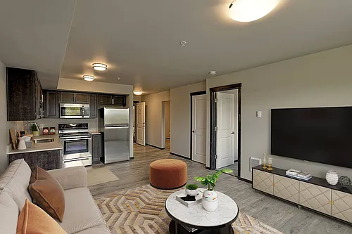 Floor plan 1-Bedroom With A Den