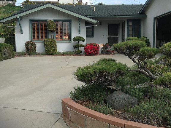 Front view of the house