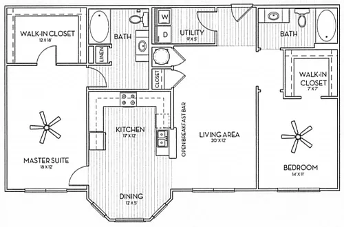 Floor plan Brixton