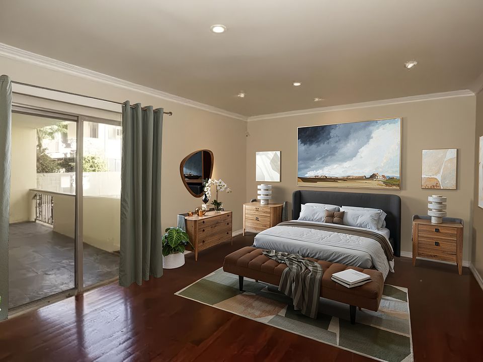 Second Bedroom with two seperate closets (View of Entrance into Balcony)