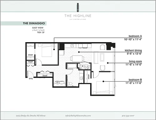 Floor plan DiMaggio ADA