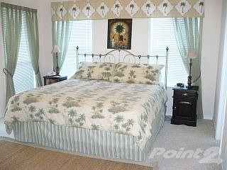 Master suite with french doors to the porch