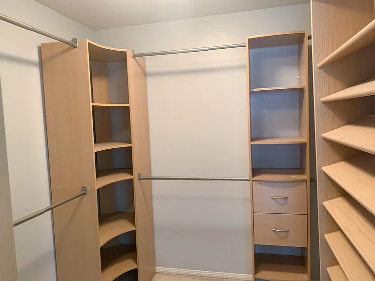 Master bedroom closet