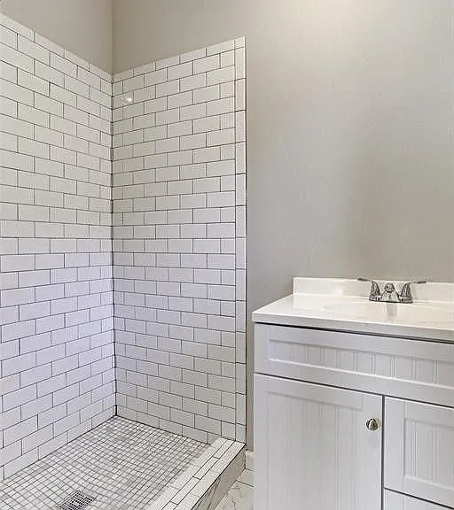 New bathroom for front bedroom