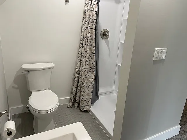 Large wide shower