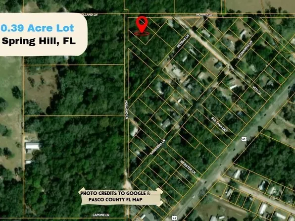 Corner Of Morris Lane And Holland Lane Lots 8 #9-lot 8, Spring Hill, FL 34610