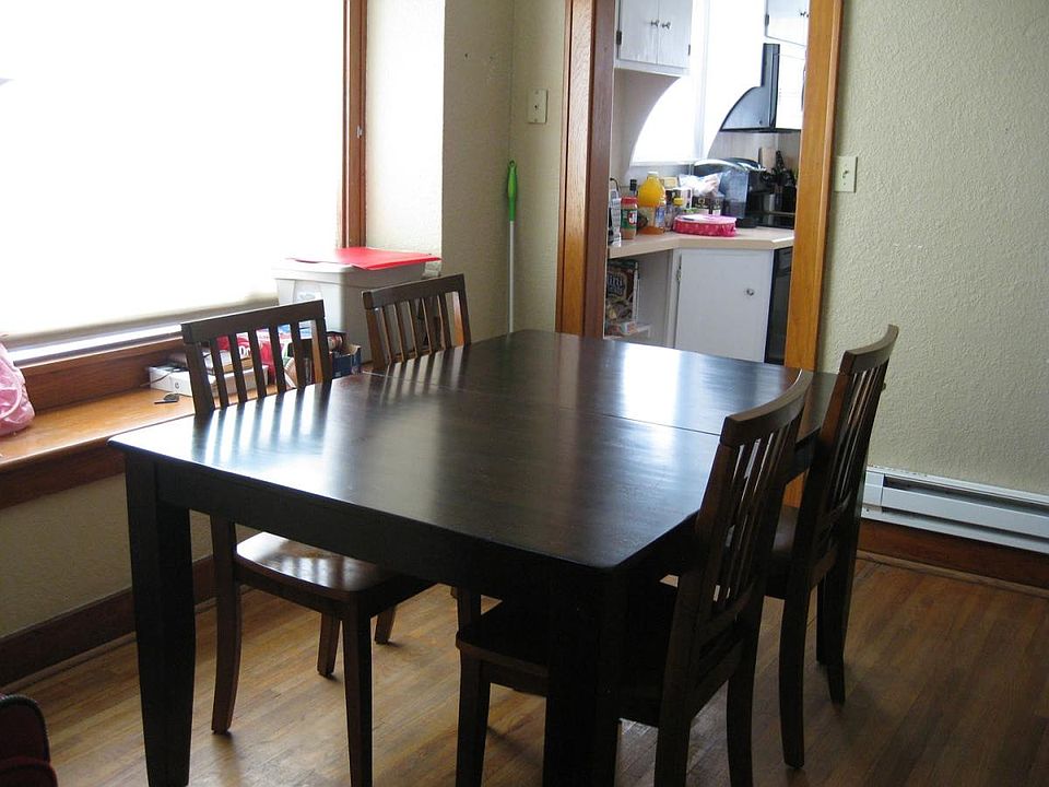 solid wood dining table and chairs