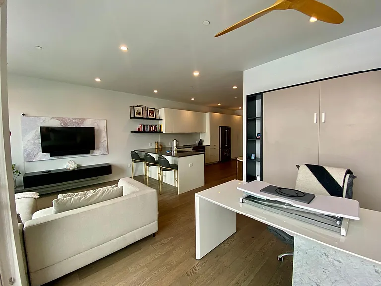Office Area with Murphy Bed