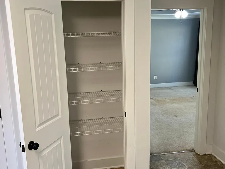 Large pantry in kitchen.