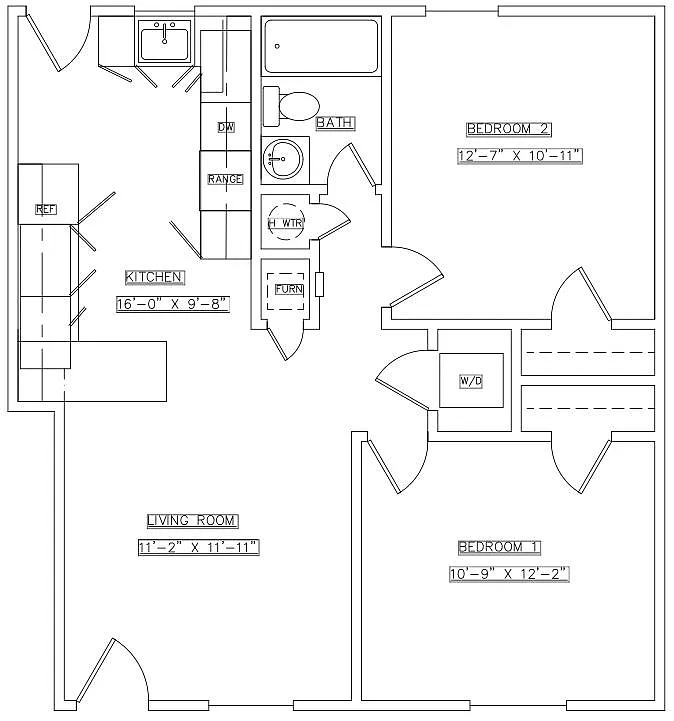 Floor plan Garden