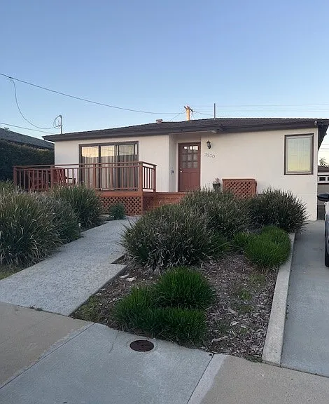 Front yard entry
