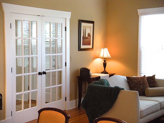 French doors to living area