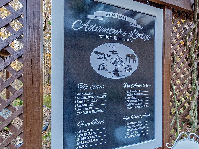 Area Guide for visitors, tons to do in the area.
