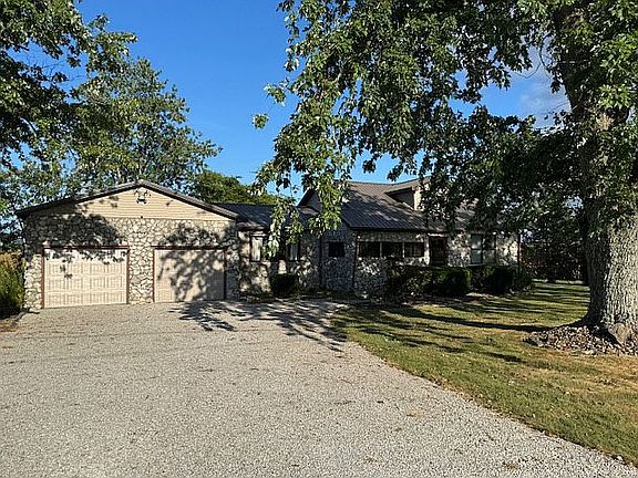 Front of home, garage