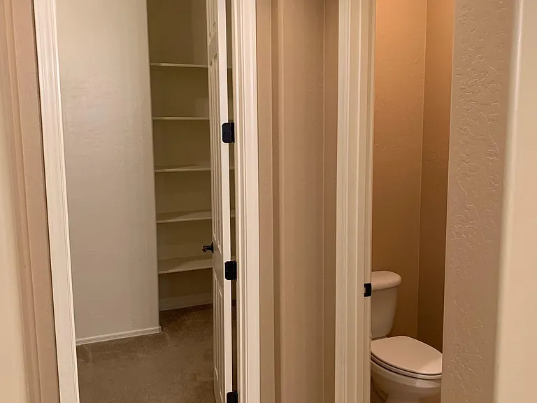 Master closet and toilet