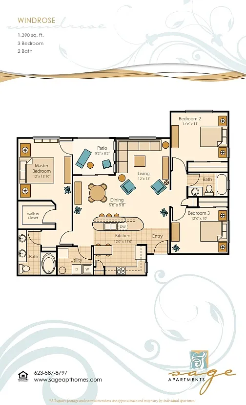 Floor plan Windrose