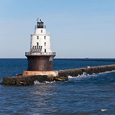 Breakwater lighthouse Lewes