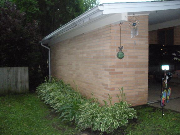 Brick carport