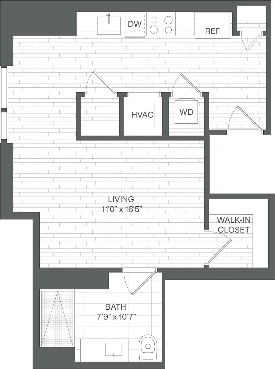 Floor plan Studio-SH2