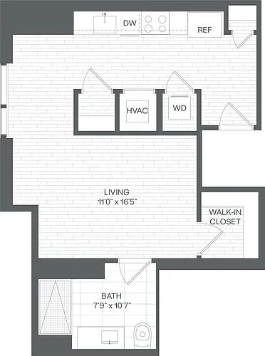 Floor plan Studio-SH2