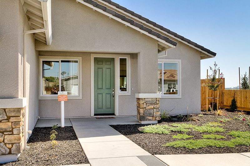 Photos are of model home