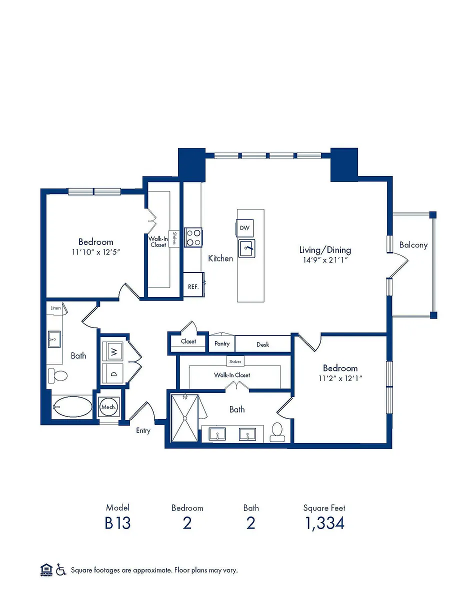 Floor plan B13