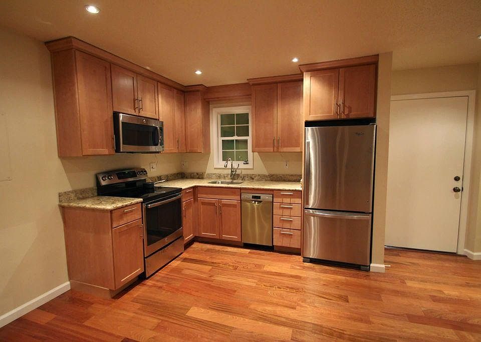 Kitchen in the open floor layout