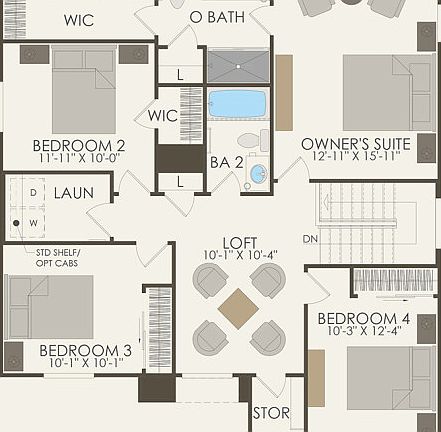 Second Floor 4 br 2.5 ba