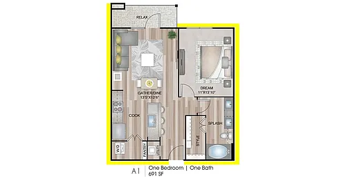 Floor plan A1