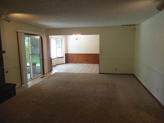 Living room and eat-in kitchen